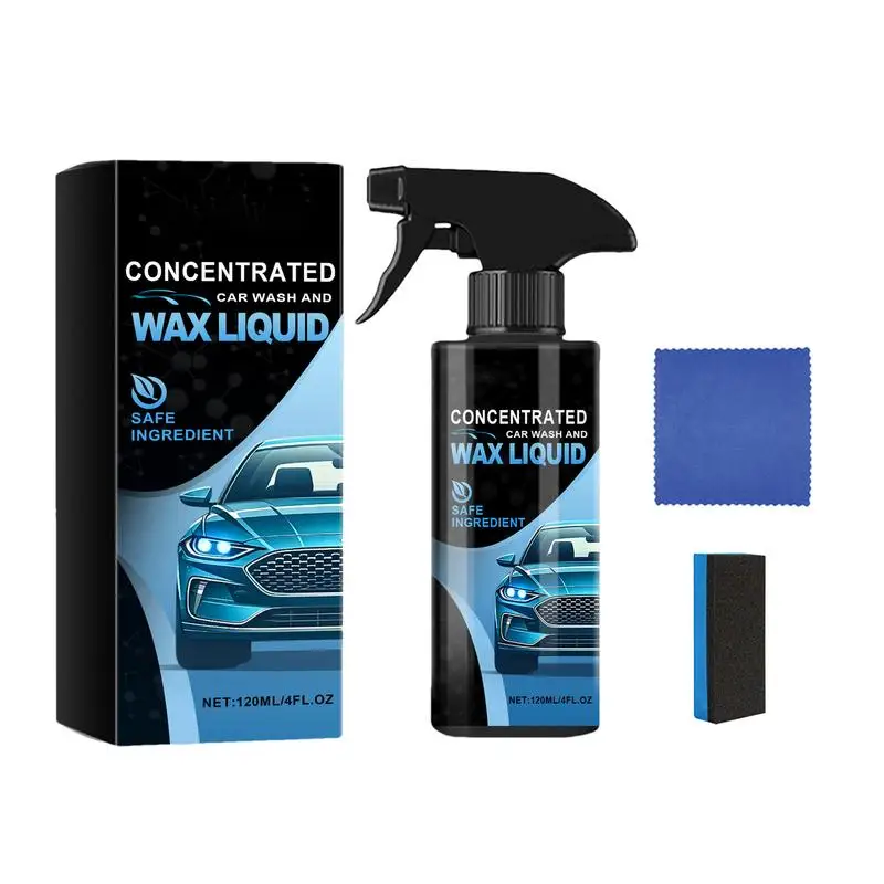 

Car Wash Cleaning Agent 120ml Car Cleaning Fluid Auto Wash Kits Car Cleaning Supplies Stain Remover Car Paint Cleaner For Cars