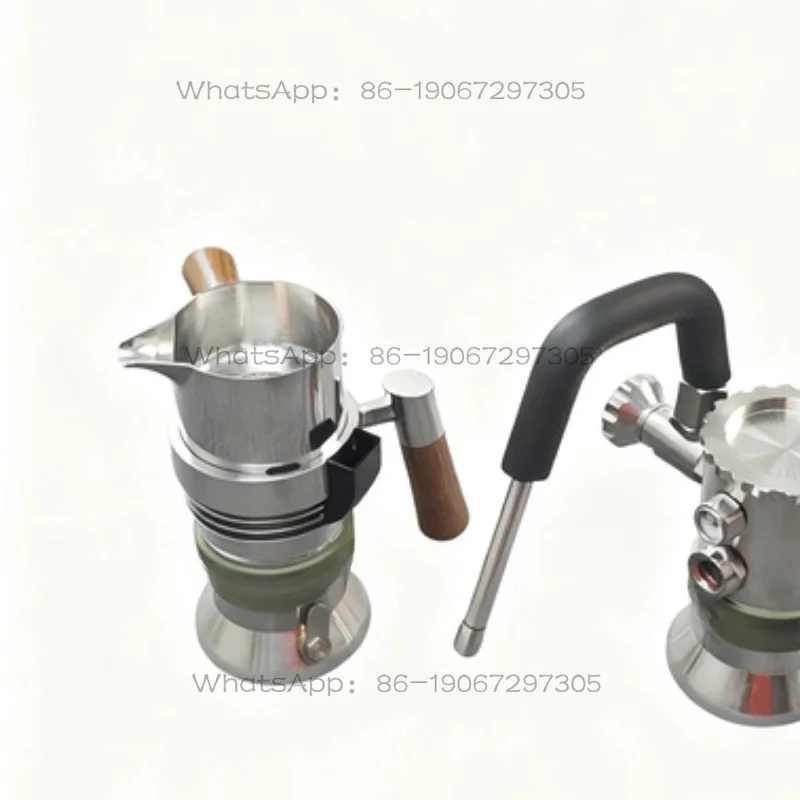 Coffee Machine 316 Stainless Steel Titanium Alloy Vapor Extraction Outdoor Latte 58mm