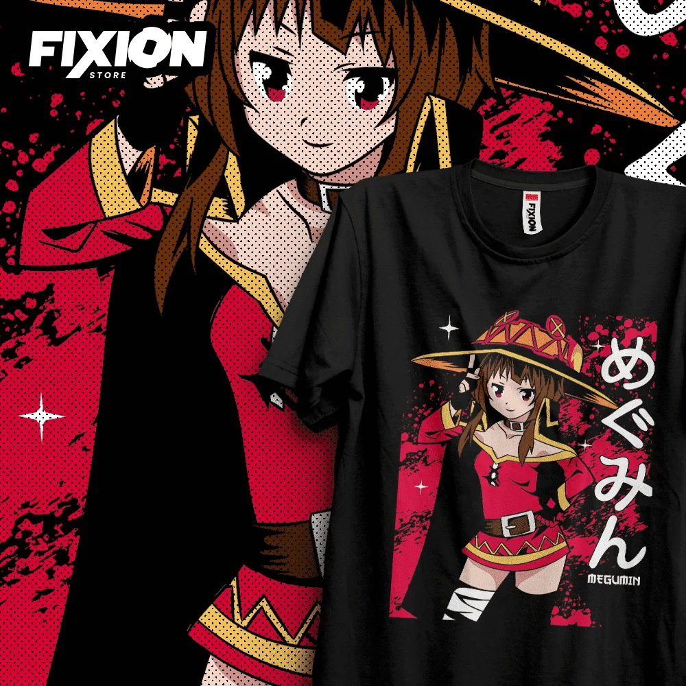 Konosuba Megumi  JAnime T Shirt Manga Gift For Anime Lover All Size Cotton