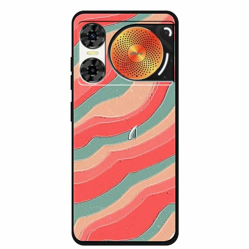 For Nubia Music 2 3D Phone Case Flower Emboss Soft Shell Silicone Back Cover Case For ZTE nubia Music Music2 Cartoon Coque Funda