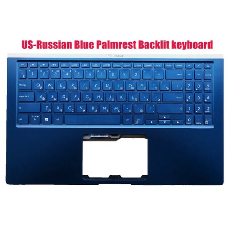 

Y+US-Russian Blue Palmrest Backlit keyboard for Asus UX533FD UX533FN