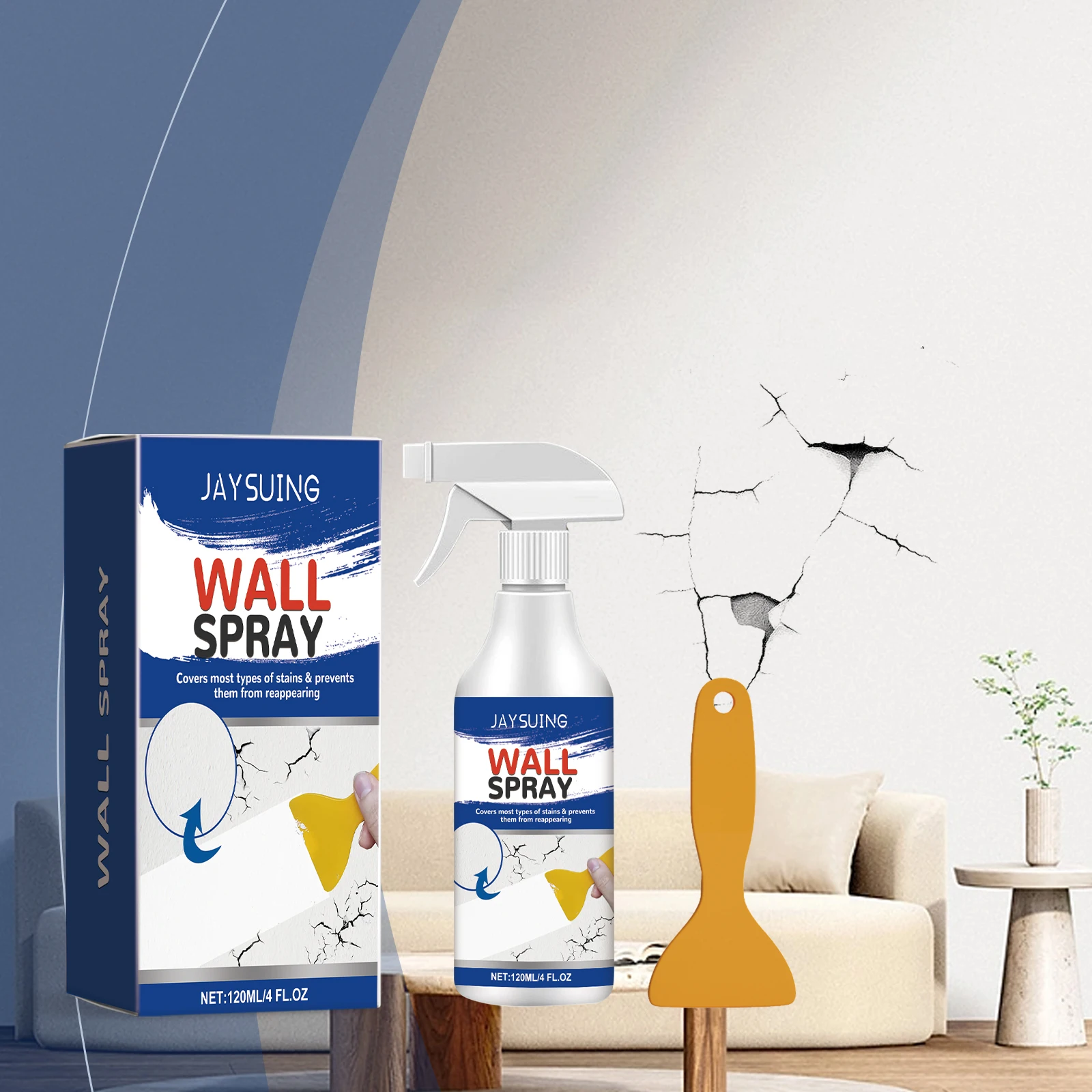 

Jayswing краска для ремонта стен, обеззараживающая водостойкая и солнцезащитная краска для ремонта крышки, спрей для ремонта стен