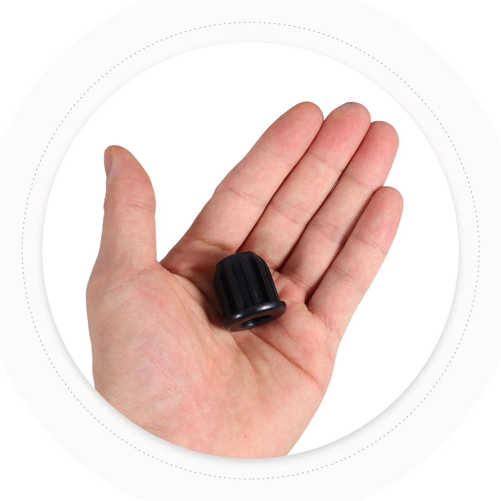 

20pcs Office Chair Caster Socket Durable Sturdy Plastic Wear Resistant Narrow Expandable Tail Long Lasting Replacement Parts