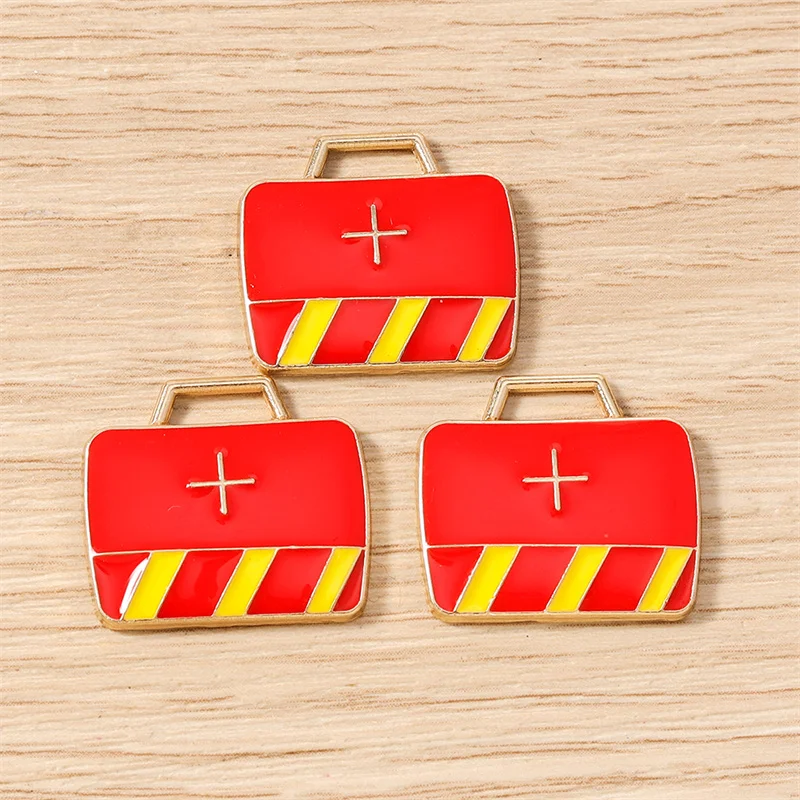 Tusember 10 Stück Feuerwehr-Anhänger Feuerwehrwagen Hydrant Stiefel Helm Charms für Halsketten Ohrringe Armbänder Schmuckherstellung – Detail 17