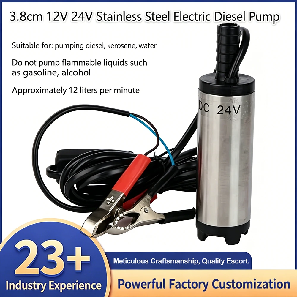 Elektrische Pumpe Dieselpumpe 12V DC kleine Tauchpumpe 24V Ölpumpe kleine Pumpe Wasserpumpe