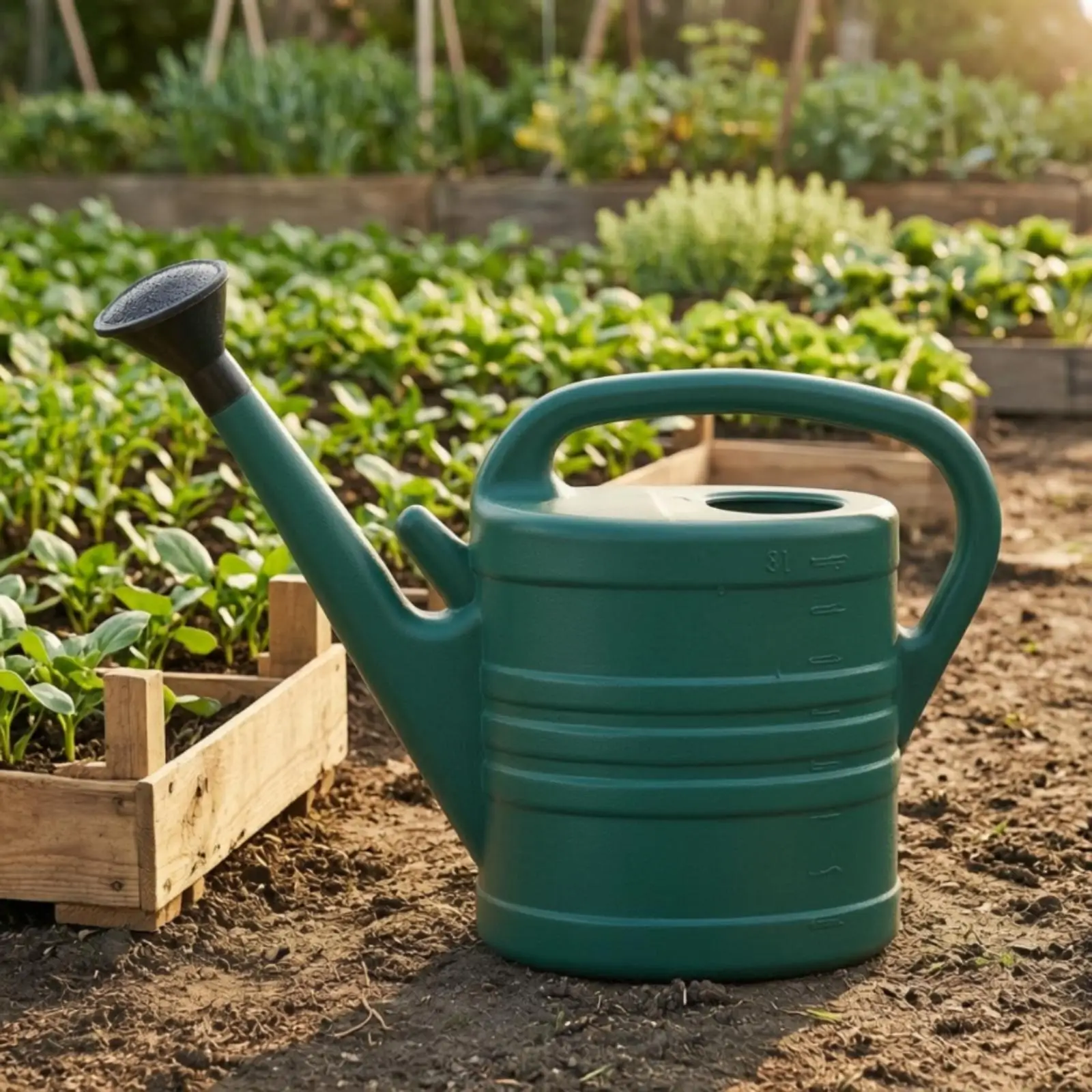 Heavy Duty Watering Can with Long Spout Sturdy Watering Can with Rose Precision