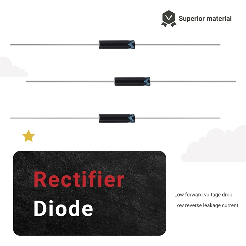 20PCS 2CL77 High Voltage Diode HV Rectifier 5MA 20KV Rectifier Diodes for Voltage Regulator, Coding Modulation