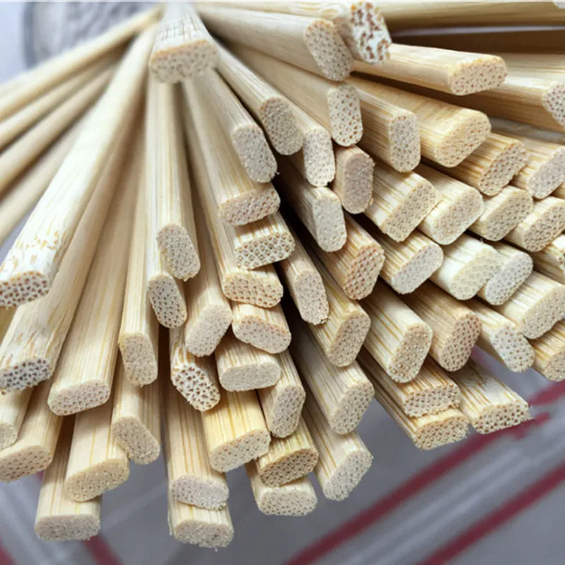 100pcs 15cm*5.5mm Bamboo Skewer Sturdy Disposable Barbecue Fruit Natural Wood Sticks Barbecue Party Food BBQ Tools Accessorie