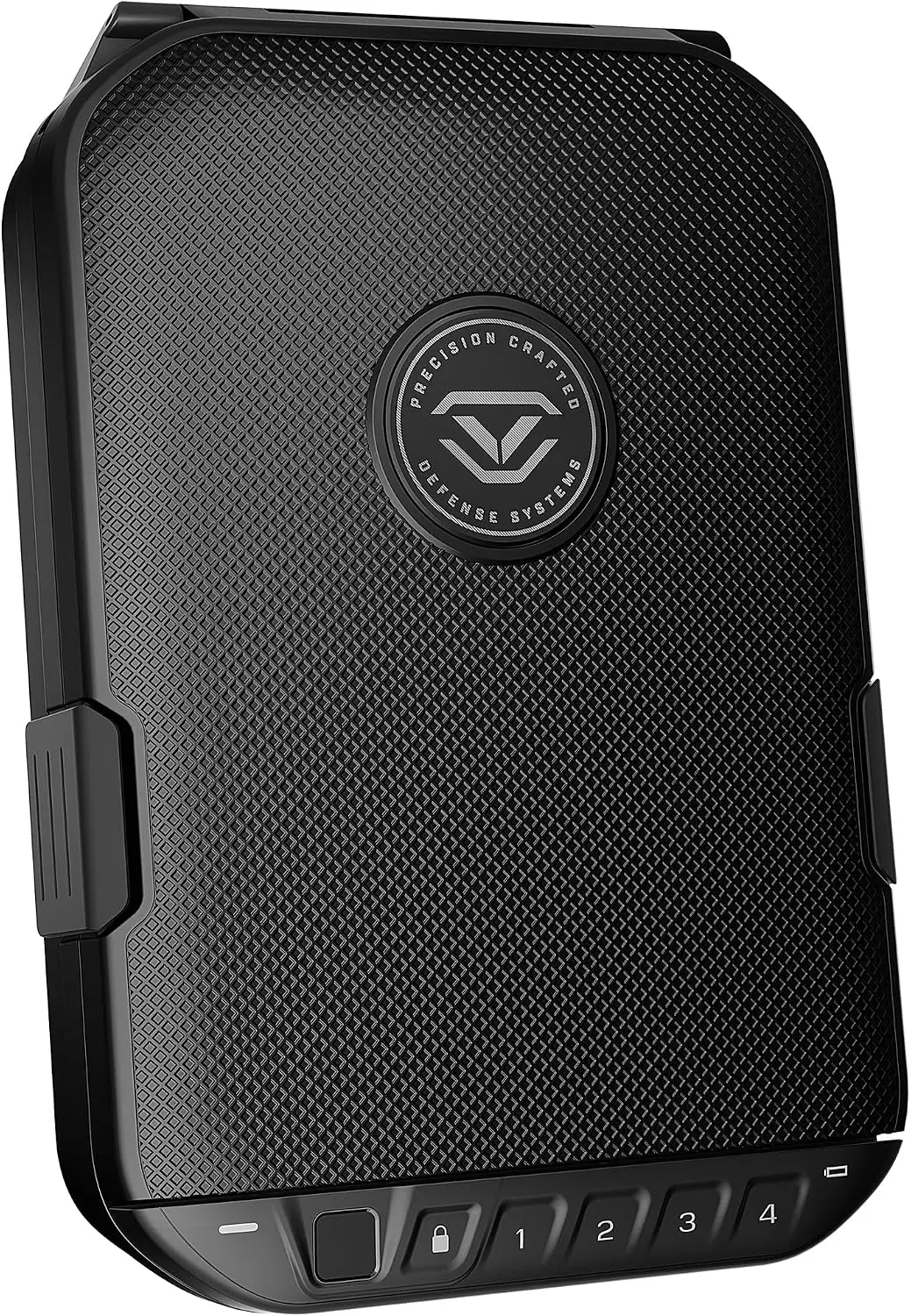 LifePod 20 Full-Size Biometric Lockable Weatherproof Case with Built-in Lock, Steel Security Cable, & TSA Handgun Case or Car Sa