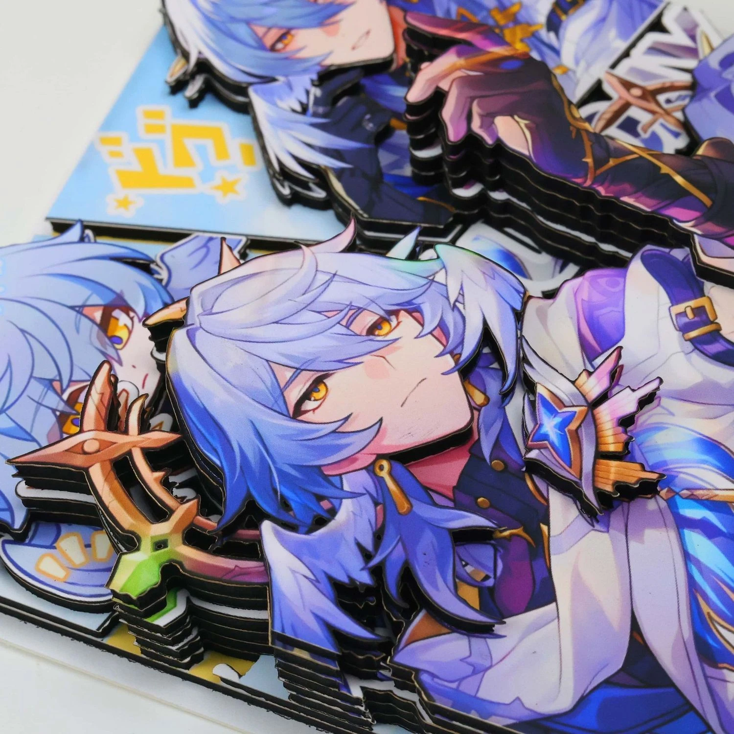 Honkai:Star Rail 3D Paper Carving Painting Kafka Khaslana Decorative Painting Desk Decor Game Star Rail Fans Birthday Gift