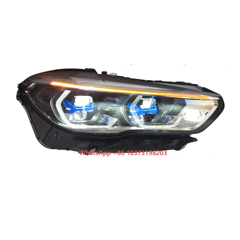 

New Technology Headlight Assembly Head Lamp G05 Modification with High End LED Lens for 19 - 23 X5 Headlight