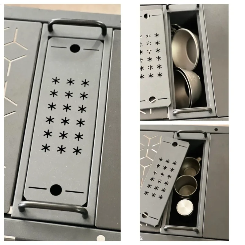 Camping  tray Storage box Outdoor refrigerator Camping light box Small objects Fishing pond Universal water storage tray