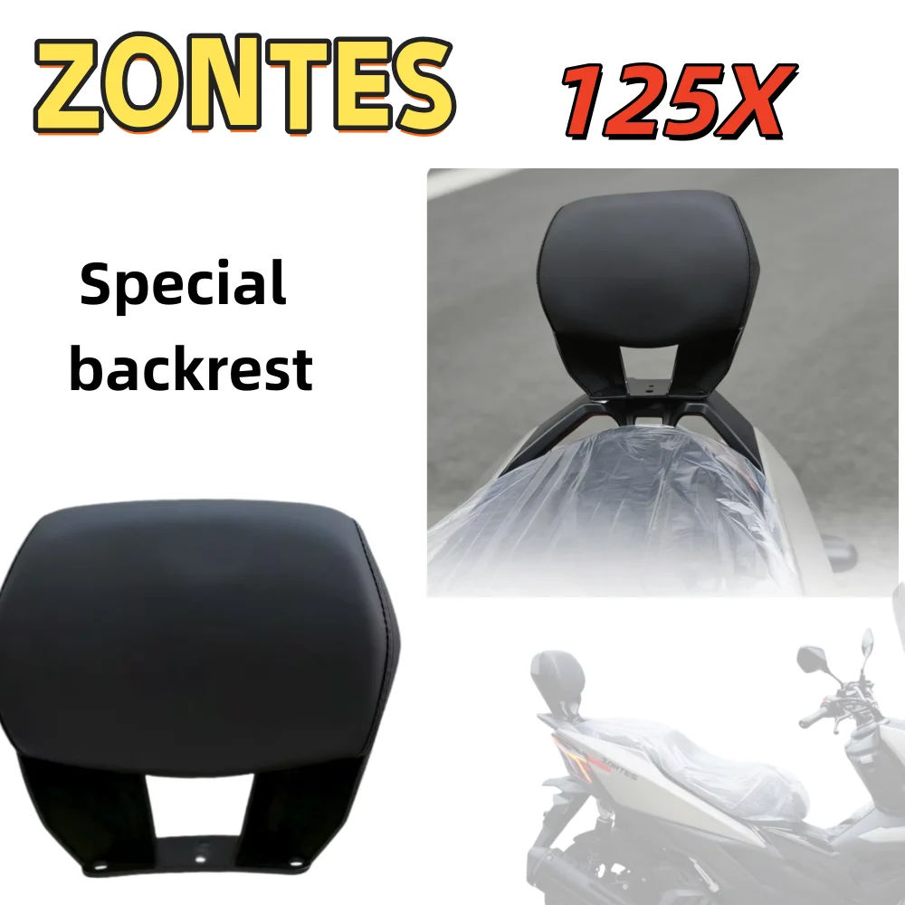 Adatto per ZONTES 125X, Schienale Posteriore, Supporto Lombare per Moto e Accessori per Modifica del Portapacchi 125X
