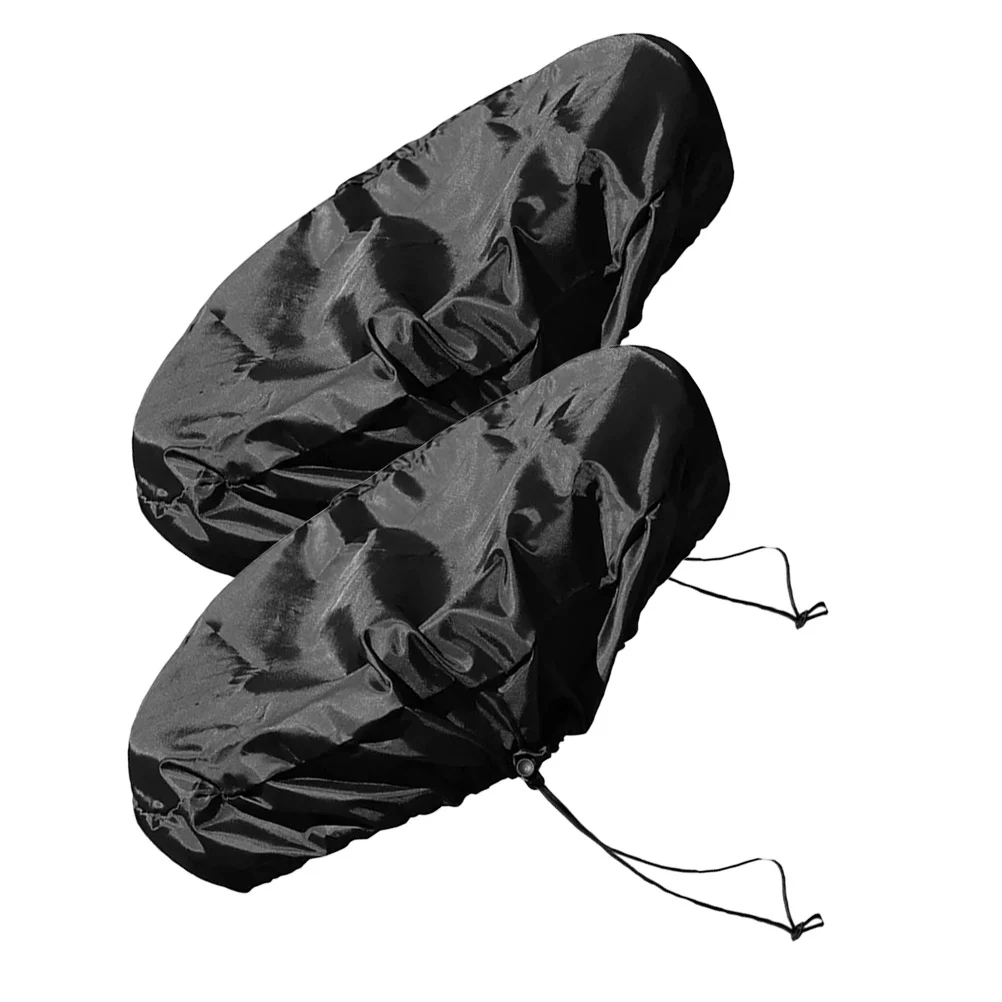 2 قطعة غطاء دلو خارجي قماش أكسفورد مقاوم للماء غطاء طبل متين غطاء حماية برباط قابل للتعديل مناسب لـ 55 جالون #6