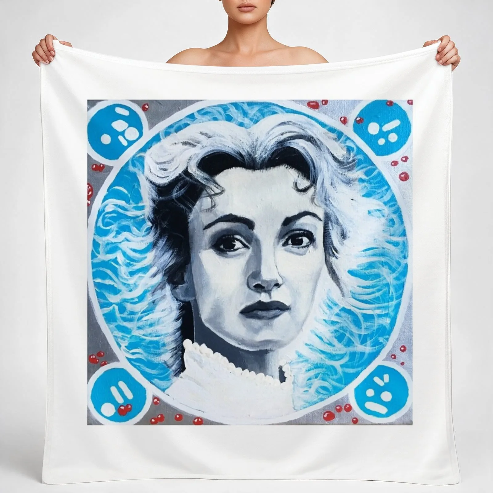 New medicine woman Throw Blanket couch cozy soft plush fuzzy picnic outdoor blanket