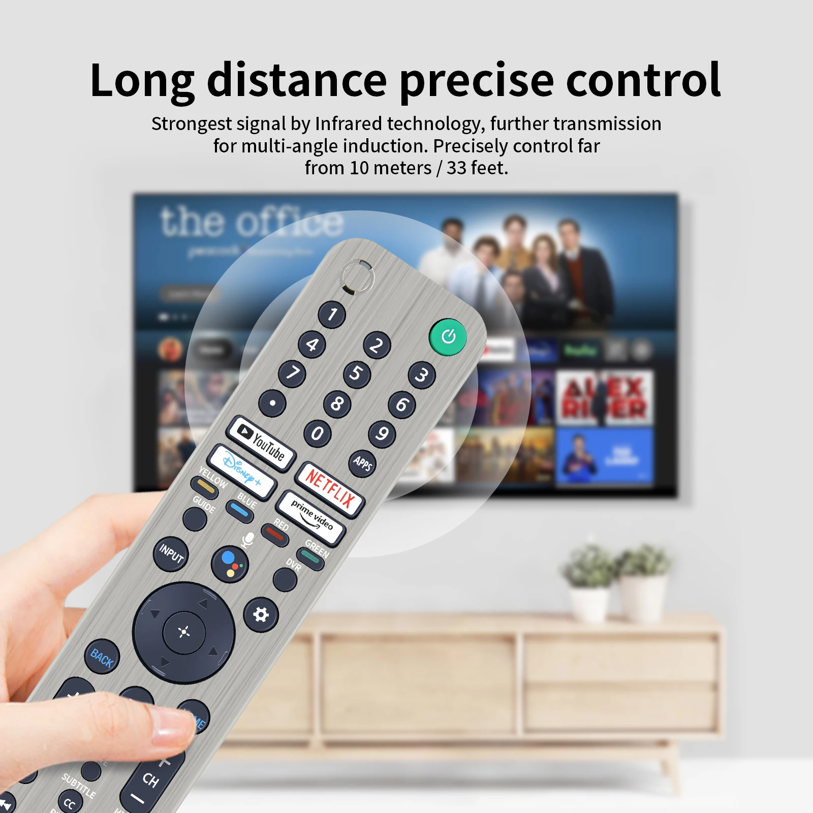 Nuovo telecomando RMF-TX621U per TV Sony KD-50X85J KD-55A90J KD-65X80CJ KD-75X79J