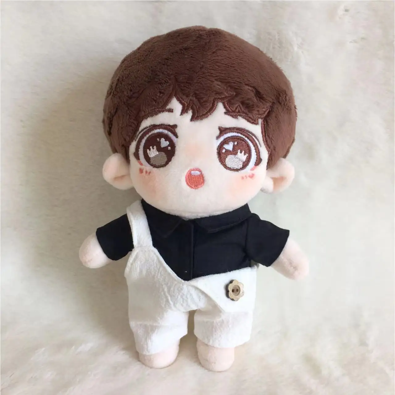 Handmade 10cm15cm20cm overalls doll clothes star doll suitable for doll clothes without dolls