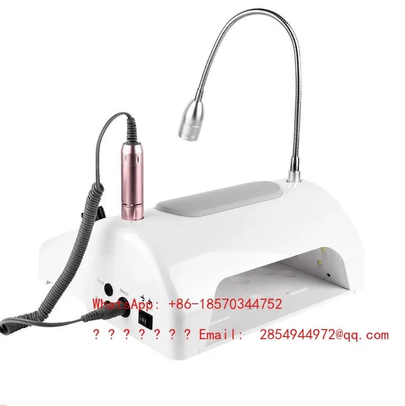 Nail Art 5-in-1 Sander Nail Art Light 96W Vacuum Cleaner Lighting Hand Pillow All-in-one Machine Set