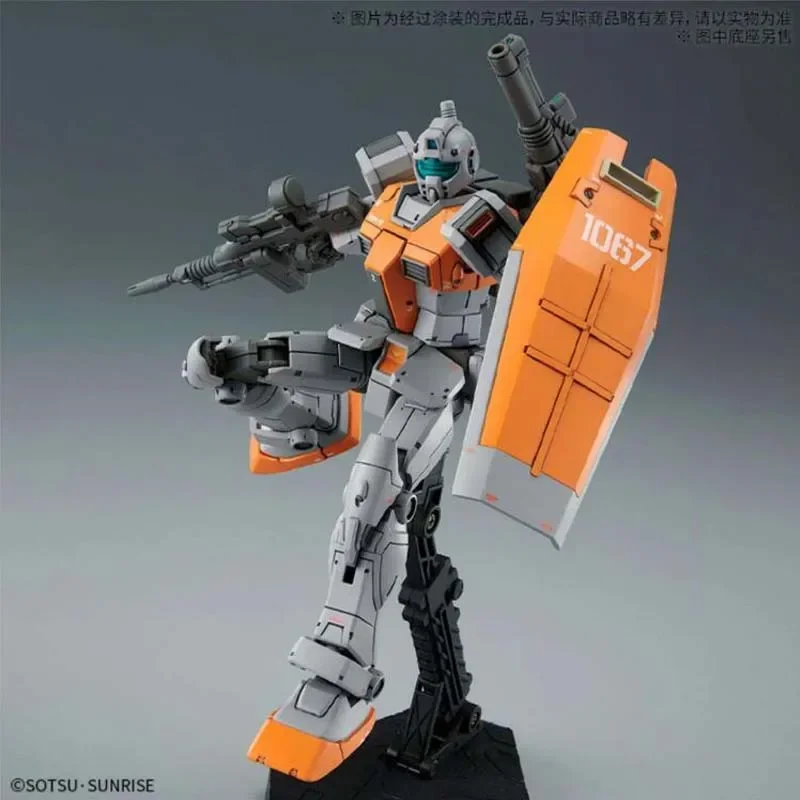 Gundam BANDAI PB HGUC 178 1/144 RGM-79 GUNDAM Massproduction Morocco Battle Line Style Assembly Model Action Toy Figures Gifts