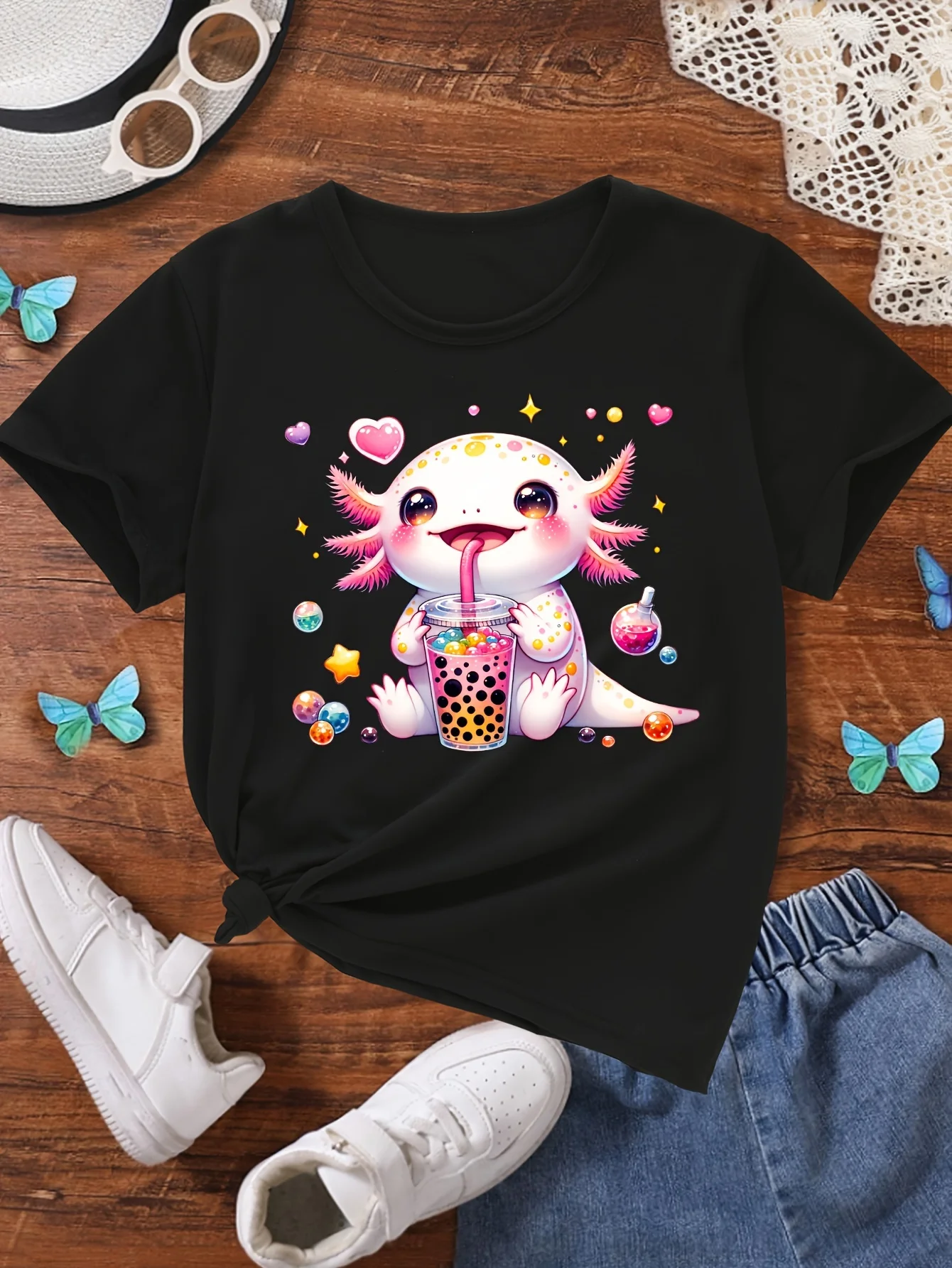 

High-quality Men's Summer New Heavyweight Pure Cotton T-shirt Short Sleeve Niche Design Printed Trendy Brand