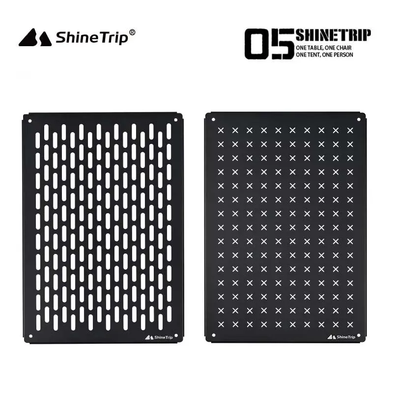 ShineTrip 05 Series IGT Table Top Free Combination Table Plate Carbon Steel Expandable Igt Unit Board Camping BBQ Table Borad