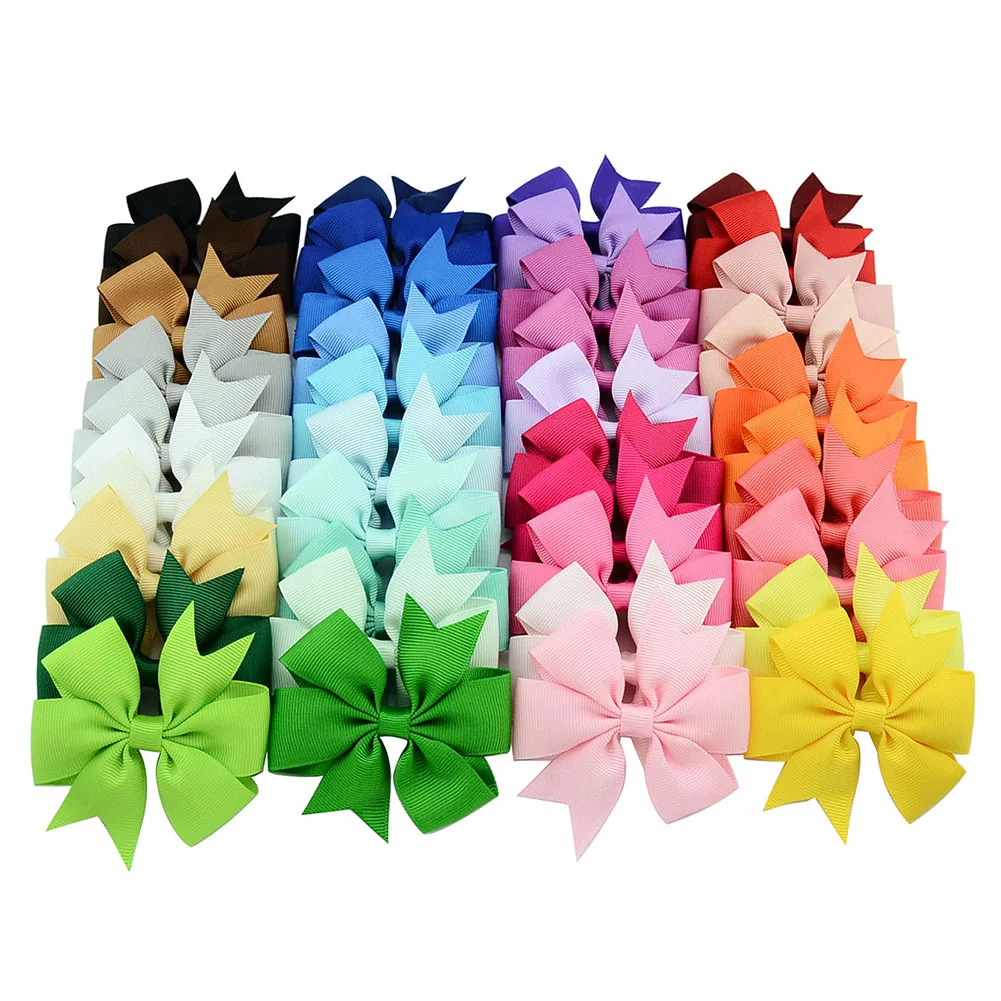 Pinces à cheveux nœuds solides pour enfants, barrettes, vêtements de sauna, épingles à cheveux mignonnes colorées, vêtements de sauna boutique nœud