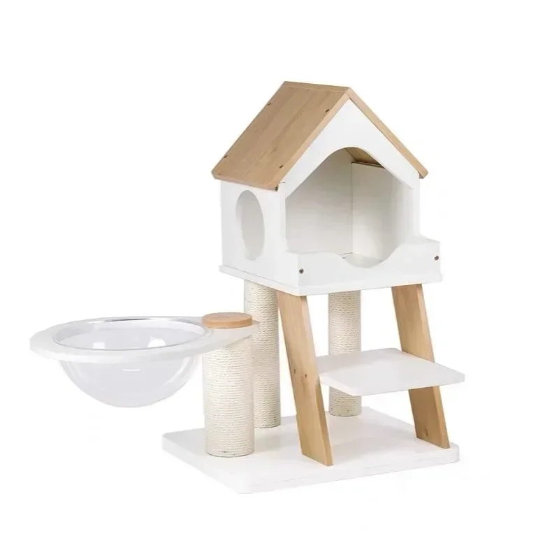 Villa grab board grab column integrated platform space capsule luxury solid wood