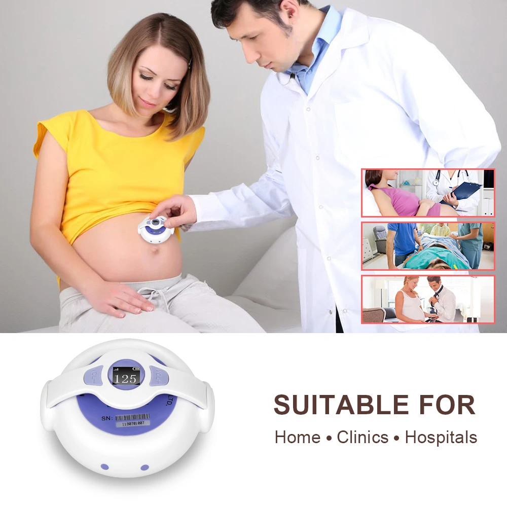 Home Use App New Wireless Fetal Baby Heartbeat Professional Baby Fetal for Cycle view 2
