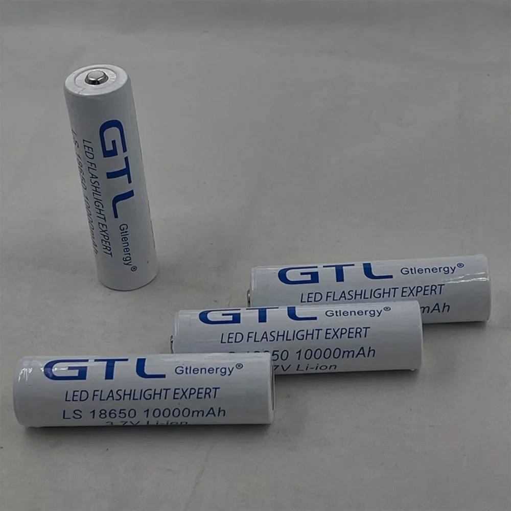 1-10PCS 3.7V GTL18650 lithium battery suitable for laser pens, high-intensity flashlights, 3000mAh rechargeable battery