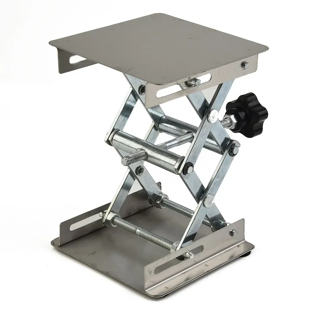 

Stainless Steel Lifting Table Adjustable Engraving Laboratory Lift Platform Experiment Plate Table Manual Stands