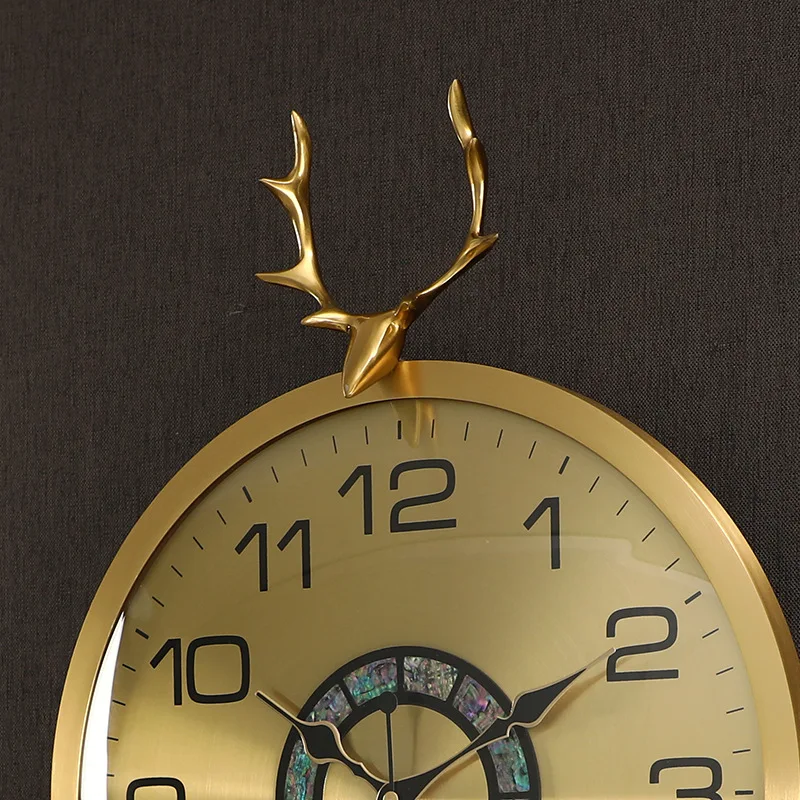 حديث، فاخر خفيف، غرفة معيشة، ساعة حائط، منزل، موضة، صامتة، ساعة