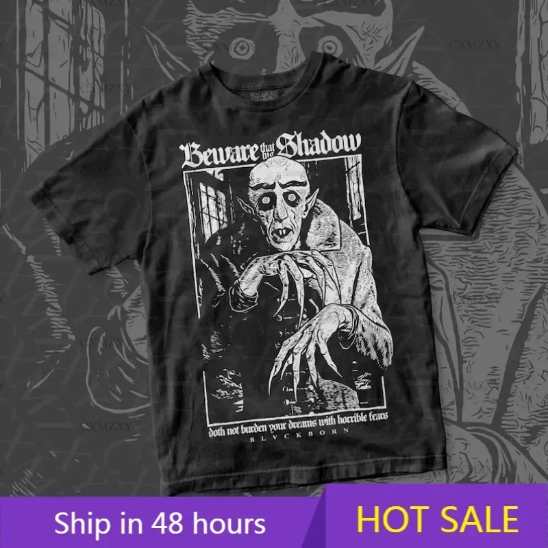 

Nosferatu cotton shirtmen women enthusiast summer casual cotton unisex T-shirt