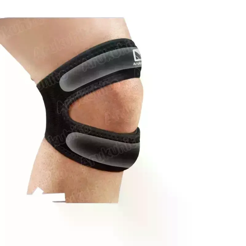 1 Piece Knee Patellar Tendon Knee Support Strape Brace Adjustable Shock Absorption Compression Knee Pad Sleeve for Basketball