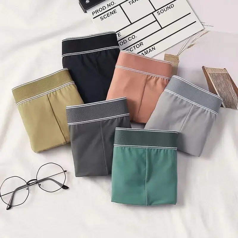 10pcs Men‘s Underwear Men High Stretch Shorts Fashion Boxer Shorts Comfortable Soft Man Panties Plus Size L-4XL Boxer Hombre Men