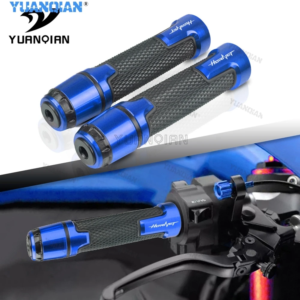 1Pair of 7/8'' 22mm Motorcycle knobs Anti-Skid scooter Handle ends Grips motor handlebar grips For Honda Hornet 600 Hornet 900