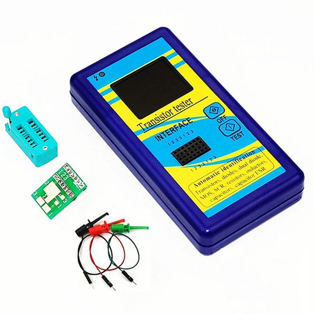 ¡Nuevo! Probador de transistores multiusos M328, resistencia de diodo TFT LCD de 1,8 pulgadas, Inductor de capacitancia ESR, medidor LCR