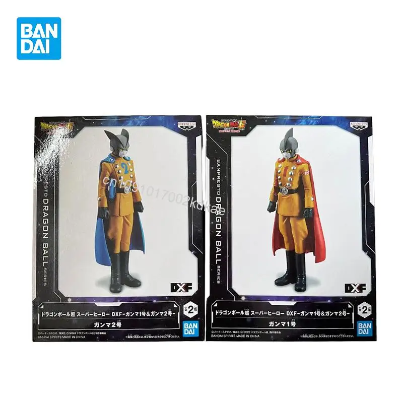 

В наличии Bandai Original DXF DRAGON BALL SUPER SUPER HERO GAMMA1 GAMMA2 Около 17 см Аниме Фигурки Фигурки Модель Игрушки Подарок