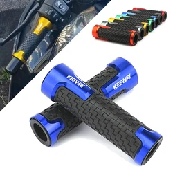 For Keeway SR125 TX 125 200 Vieste 300 RKR RKV RKF Motorcycle Accessories 7/8'' 22MM CNC Handlebar Grips Hot Deal High-Quality