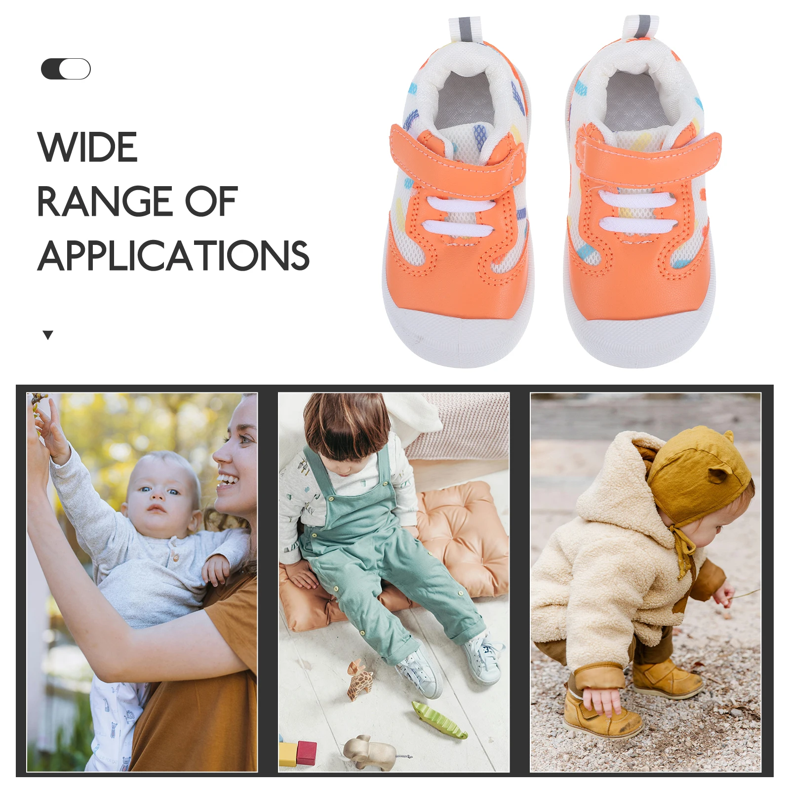 

1Pair Breathable Infant Shoes Soft PP Cotton Cloth Comfortable for Baby Infants 14cm Inner Length Suitable for Indoor Outdoor