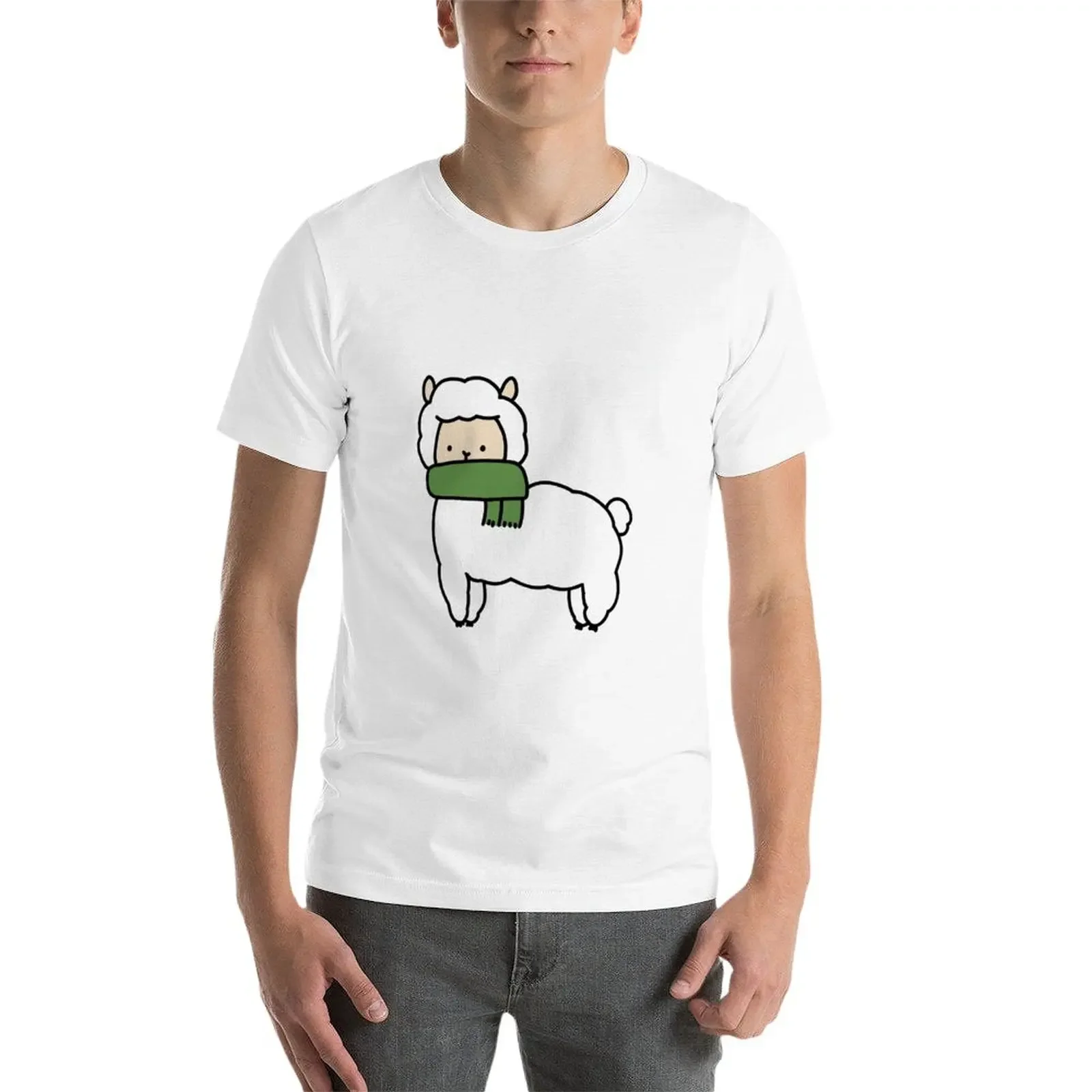 Alpaca T-Shirt blanks for a boy sweat mens t shirt