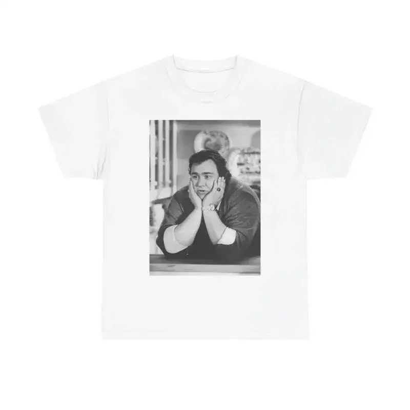 Camiseta John Candy Vintage de la estrella de cine y comediante Uncle Buck, de algodón grueso