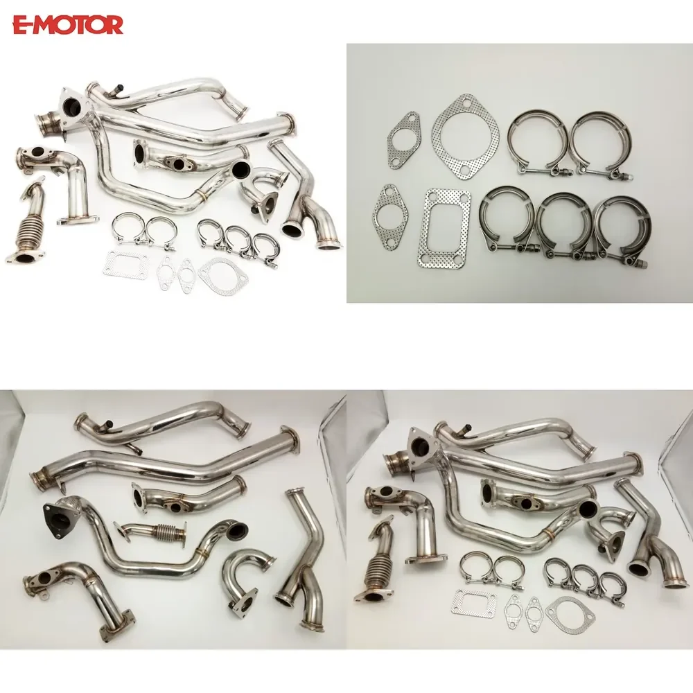 【Durable Practical Daria】 Exhaust Downpipe for Niss*an 350Z 03-06 VQ35 Z33 G35 3.5L FAIRLADY T3T4