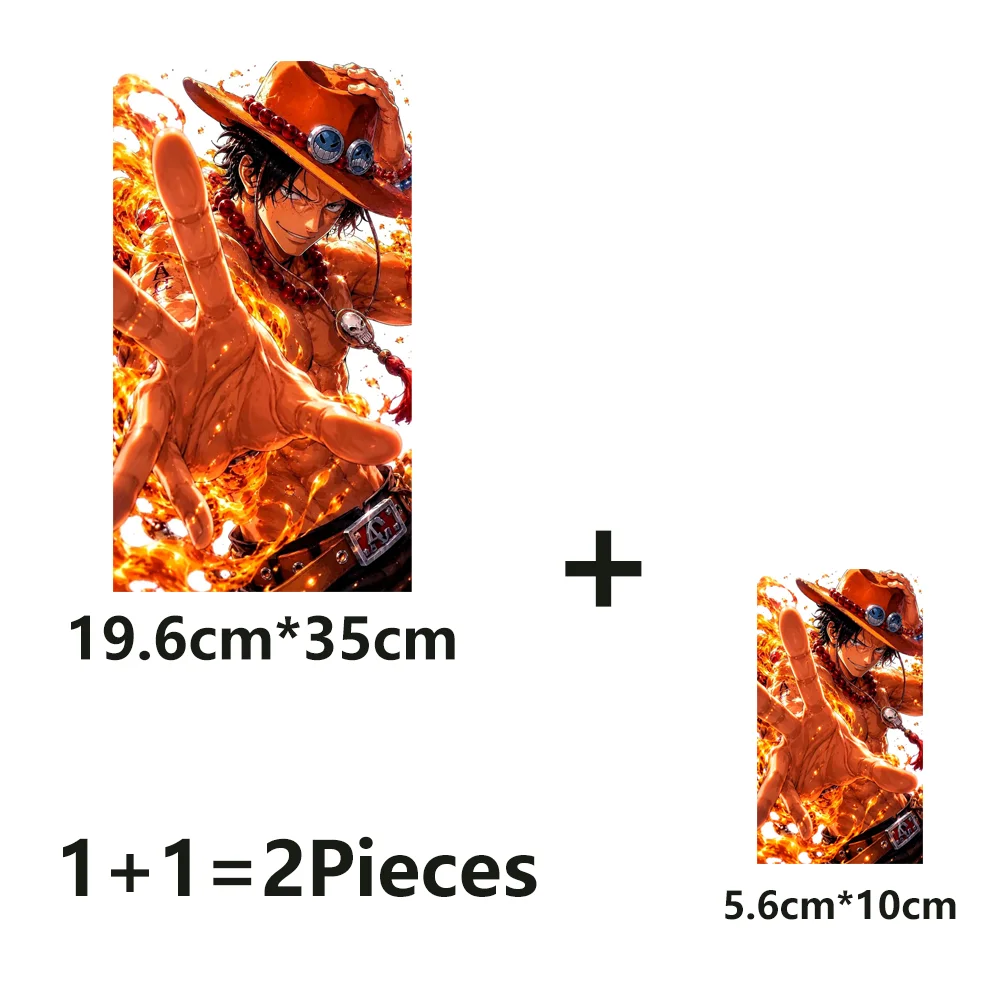 Ironing Applications Anime One Piece Iron On Patches Heat Thermal Transfer T Shirt Stickers For Clothes Custom Accessories Tops
