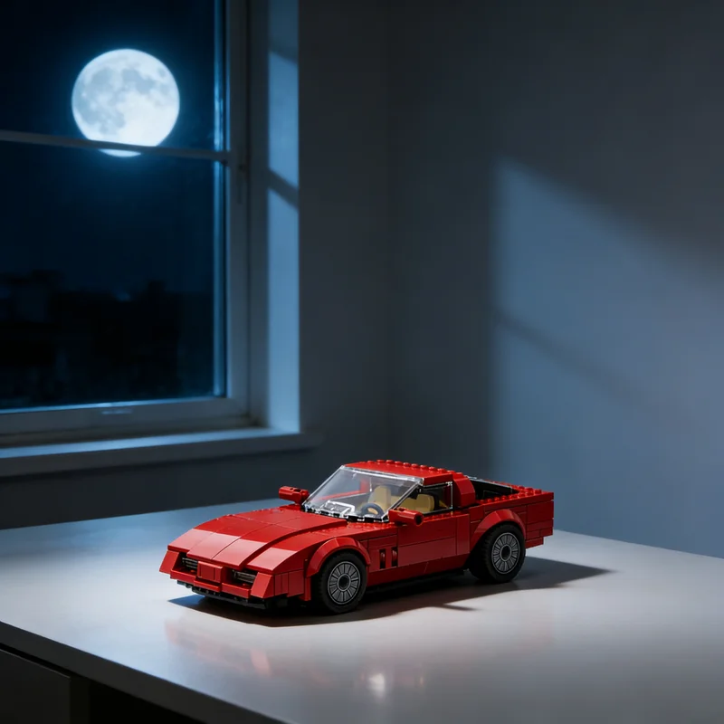 

302pcs MOC Chevroleteed Corvette C4 City Champions Model Building Blocks Architecture Toys Christmas Gifts Education Kids Idea
