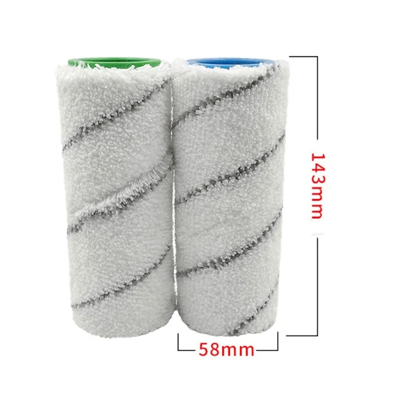 For Karcher FC3 FC5 FC7 Vacuum Cleaner Accessories Stone Roller Brush Microfiber Washable Wet Dry Brush Parts Replacement