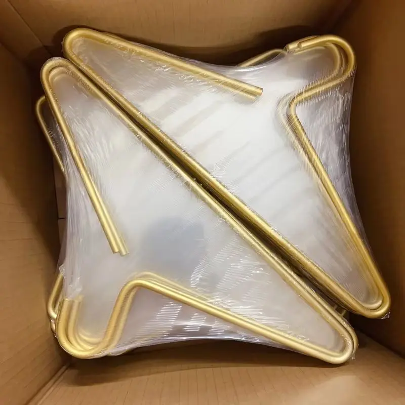 

42CM Golden Aluminum Alloy Clothes Rack Hanging Clothes Home Drying Jacket Coat Closet Hanger Thick Clothes Storage Rack