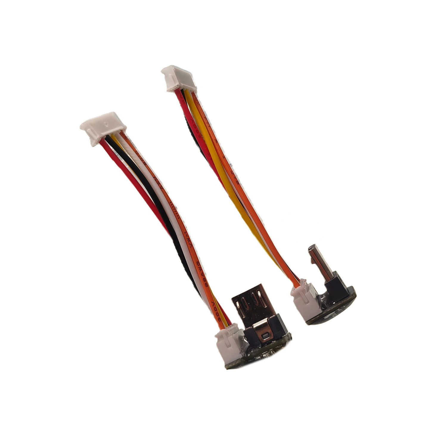 2PCS Micro usb male to female amd male to male Can be delivered to any configuration ZH1.5 5/pin 0.1M0.2m0.3M1M long 28AWG cable