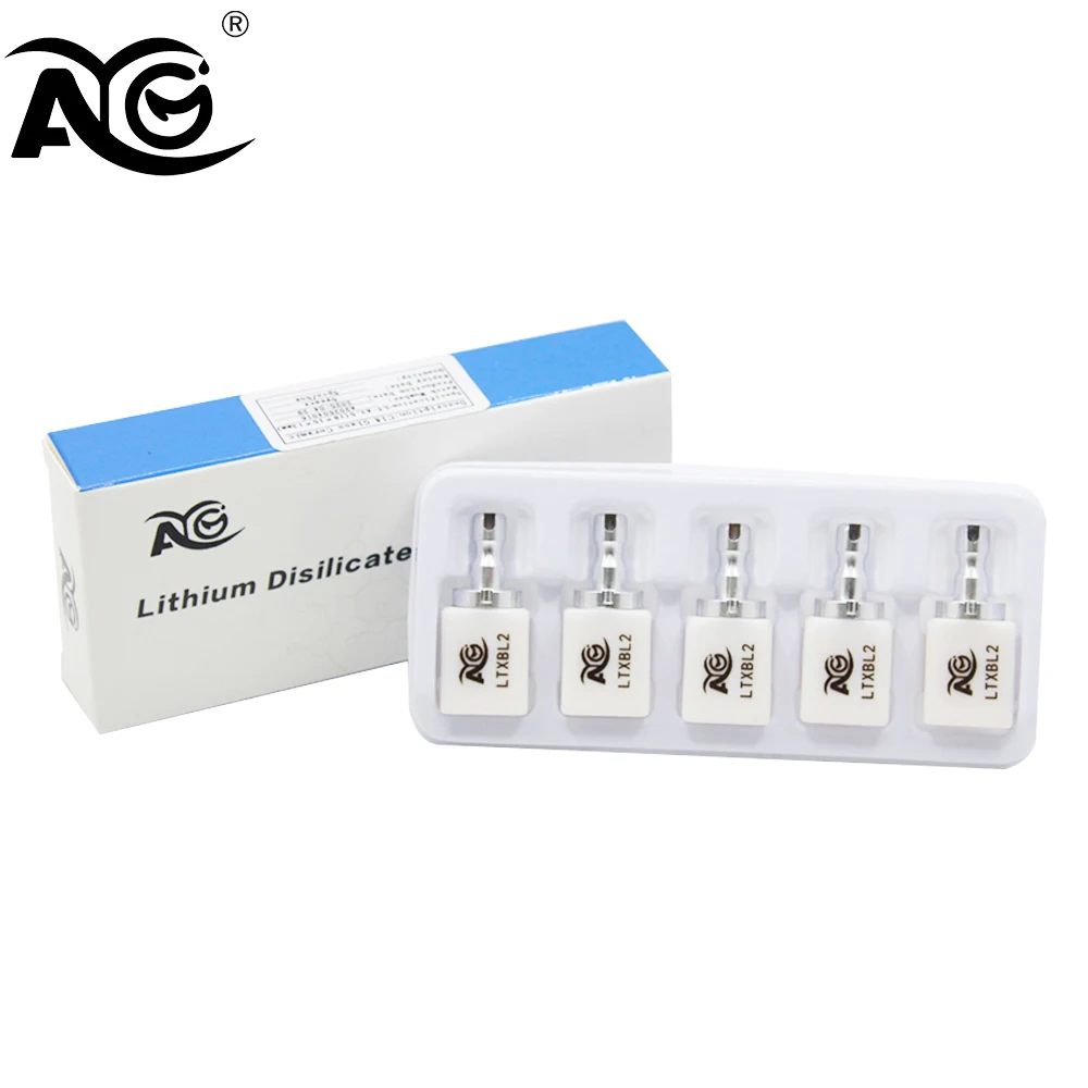 

AG 5 шт./кор. стоматологическая лаборатория, дисиликат лития C14, стеклокерамические блоки HT/LT для CAD CAM, шпон, стоматологические материалы, стоматологическая лаборатория