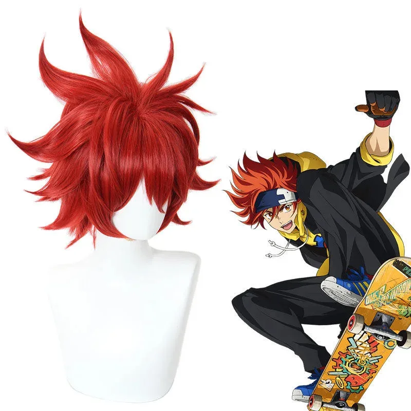 2025 yiyi أنيمي SK8 إنفينيتي ريكي كيان شعر مستعار أصفر هوديي البلوز سترة SK ثمانية لوح التزلج الزي الرسمي تأثيري