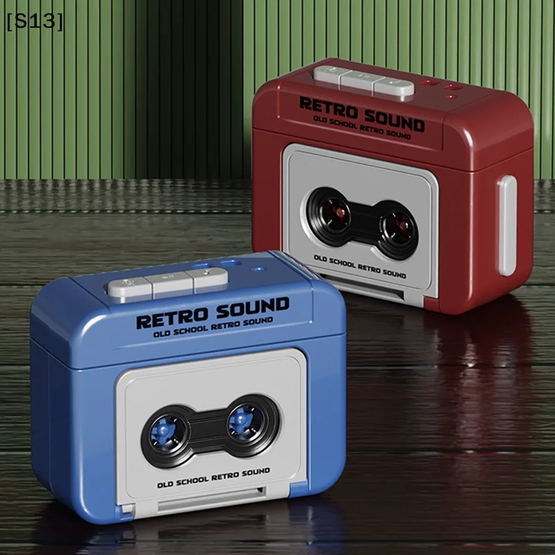 Portable Vintage Cassette Recorder Keychain Can Record  Music Funny Recorder  Bag Pendant Decorations For Couple GiftsQ@